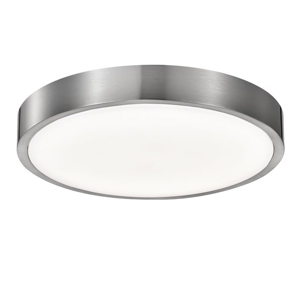 Sunpark 14 in. LED Ceiling Flush Mount Light 4000K, Satin Nickel Finish DC336D-4000K-62 - main